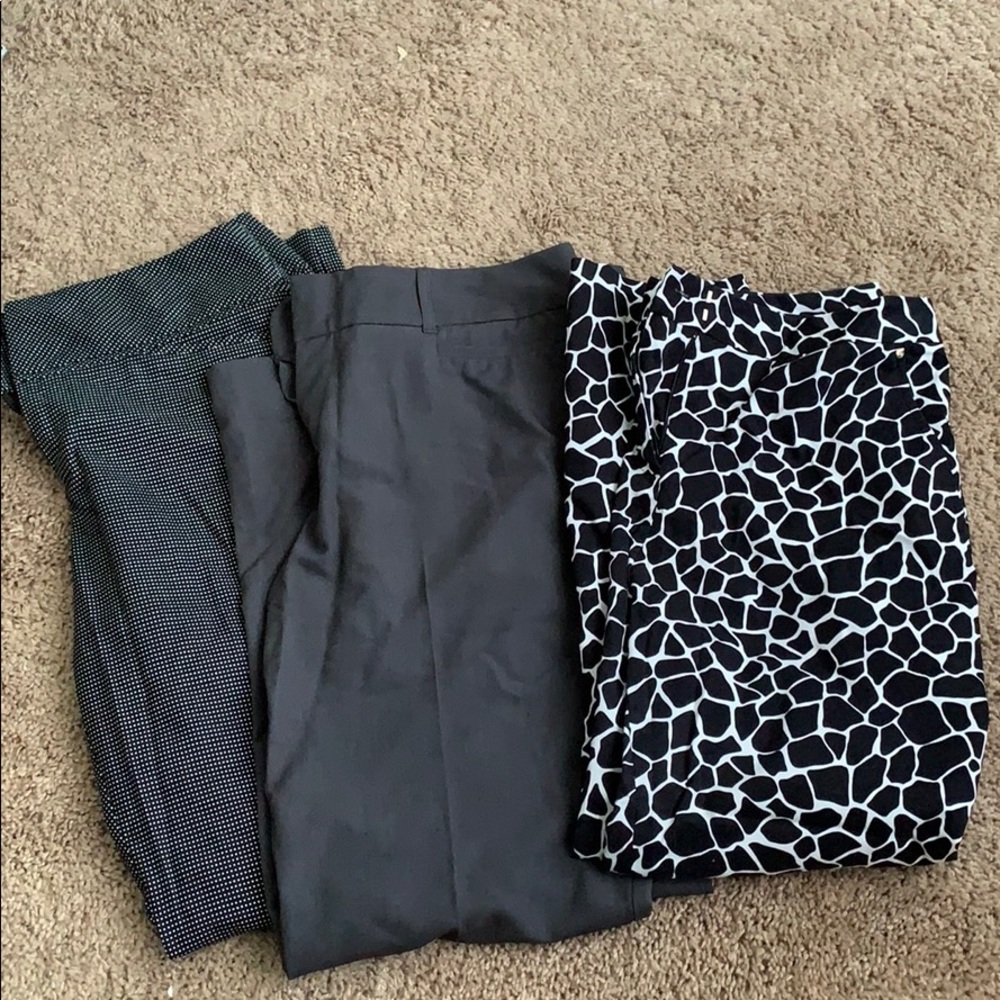 Bundle of 3 dress pants.
